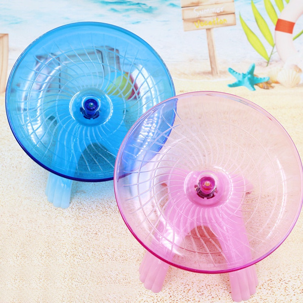New Running Wheel Disc Toy Flying Saucer Mice Hamsters Exercise for Dwarf Pet 