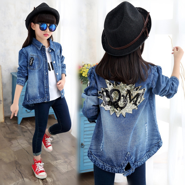 Coat and jeans hot sale for girl