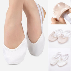Rose4you-Half Leather Sole Ballet Pointe Dance Shoes Rhythmic Gymnastics Slippers Foot