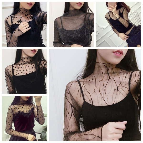 Sheer Tops for Women - See Through Tops