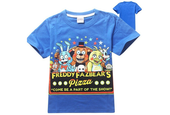 Boys T Shirt Five Nights At Freddy Camisetas Summer Fnaf Kids T Shirt Children Clothing Freddy S 2 Boys Clothes Cartoon Tops Wish - freddy fnaf roblox shirt