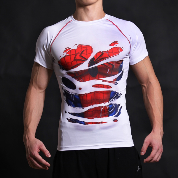 Spider-Man T Shirt Captain America 