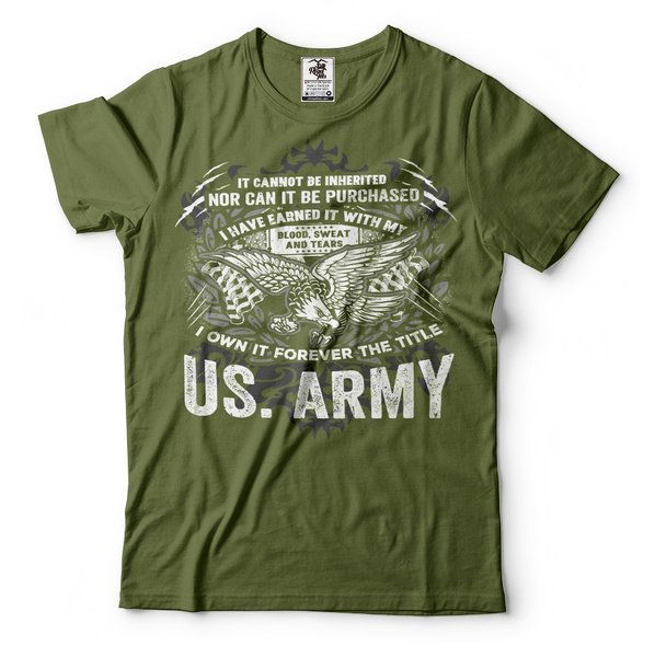 US Army T-Shirt Proud US Army Tee Shirt | Wish