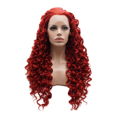 wig, Synthetic Lace Front Wigs, Encaje, heatresistantwig