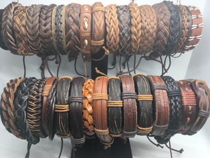leatherbraclet, Wristbands, leather, retro bracelet