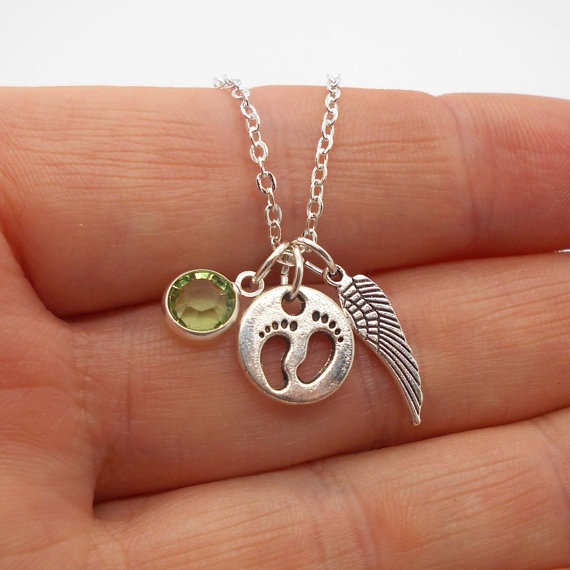 Baby memorial sale necklace