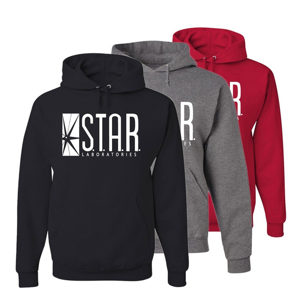 NUEVO Sudadera con capucha Flash STAR Labs S.T.A.R. Sudadera de manga larga  Laboratories Outwear unisex | Wish