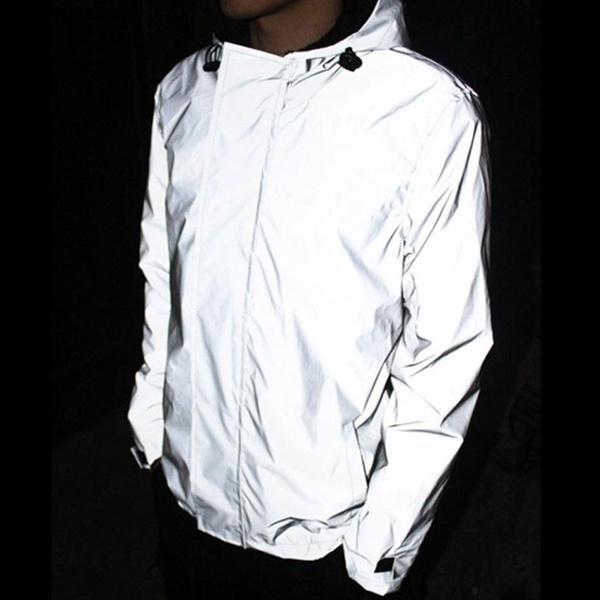 White fluorescent outlet jacket