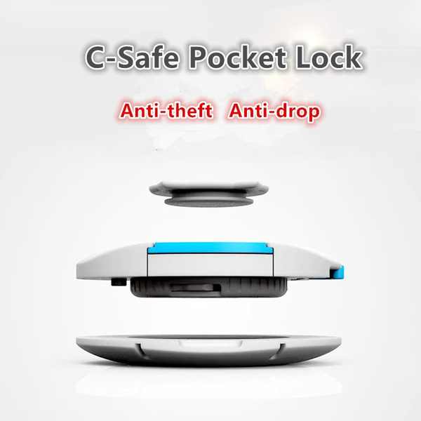 Anti-drop Anti-theft C-Safe Pocket Lock Protect for Mobilephone Wallet Valuables 