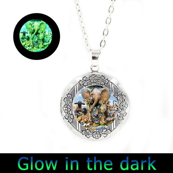 elephant locket necklace