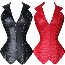 corset top, Turn-down Collar, Goth, Fashion