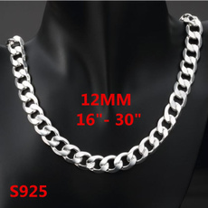 Sterling, Chain Necklace, Moda masculina, 925 sterling silver