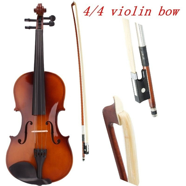 4/4 Arbor Violin Bow with Black Handle Brown 
