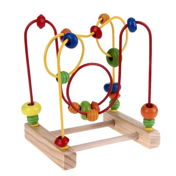 baby toy beads on wire