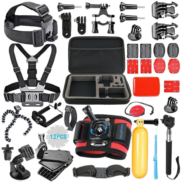 SmilePowo 5 Colors 42-in-1 Accessory Kit for GoPro Hero 6 5 Black