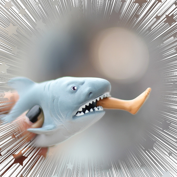 shark toy that eats fish