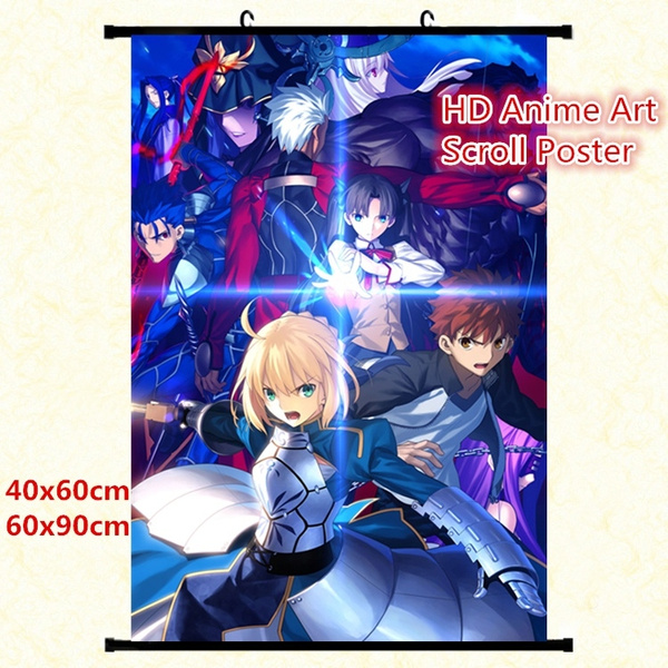  Fate Stay Night Poster Anime Wall Saber Home Decor Zero  Japanese Rin Japan Promo Tohsaka Works Cos Unlimited Blade 16x20 Inches:  Posters & Prints