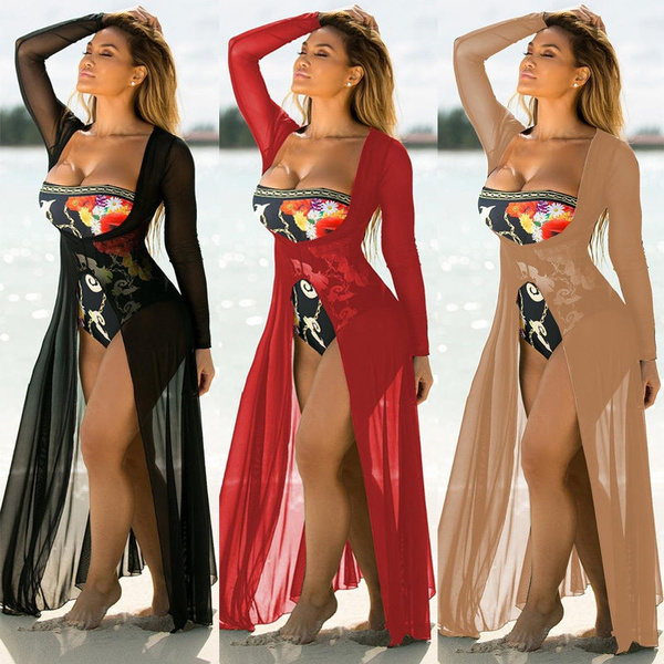 Women Chiffon Bathing Suit Bikini Cover 