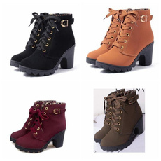 New The Bottom of the Thick with Short Boots with High Restoring Ancient Ways with Female Boots