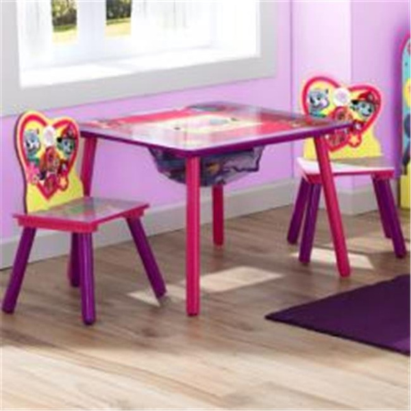 skye paw patrol table and chair set