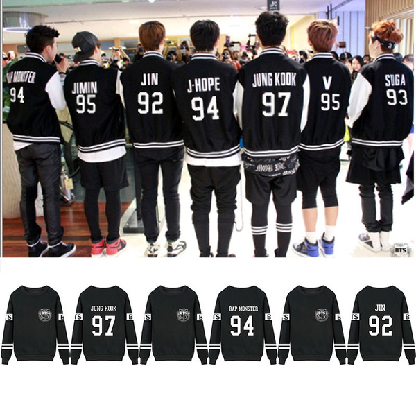 KPOP BTS SWEATER PULLOVER BANGTAN BOYS SUGA JIMIN JUNKOOK V