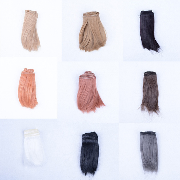 10cmx100cm DIY Welf Fringe Wig High-temperature Wire Hair for 1/3 1/4 Doll Bc 