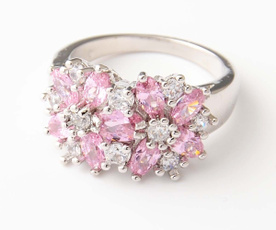 pink, blackgoldfilledring, wedding ring, Jewelry
