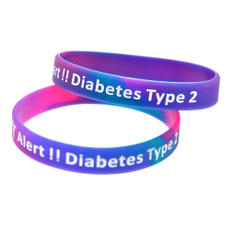 type2diabeticsiliconewristband, adultsize, promotiongift, Wristbands