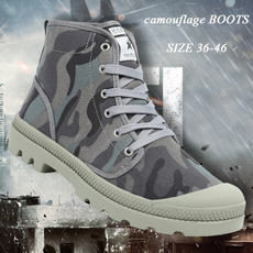 casual shoes, camouflagemilitarystyleboot, Womens Shoes, hightopboot