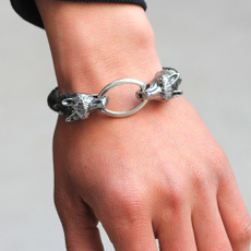 vikingbracelet, Jewelry, twoheadedwolfbangle, Bracelet