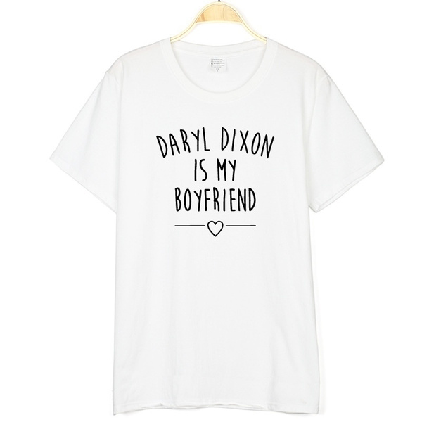 Daryl Dixon is My Boyfriend T-Shirts Norman Reedus Shirt Unisex Fans Gift Tees 