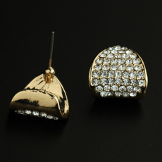 goldplated, earrings jewelry, gold plated earrings, vintage earrings