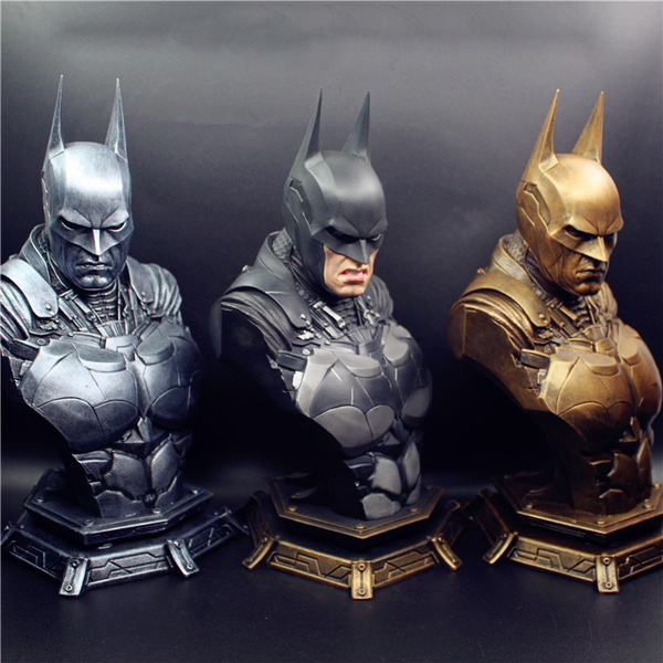 Batman 1/3 Scale Action Arkham Dark Knight Dawn of Justice Bust Statue Figure 