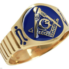 Blues, ringsformen, gold, jeweleryampwatche