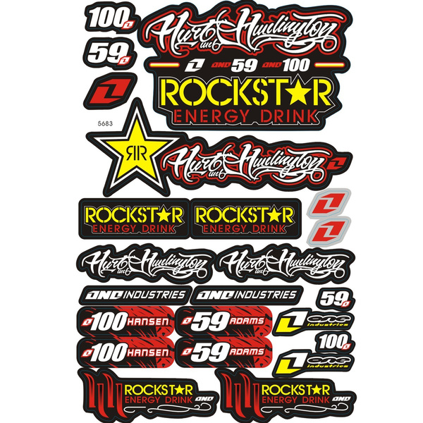 3 x ROCKSTAR Energy Supercross Sticker Aufkleber 27 x 18 cm 33 39 36 