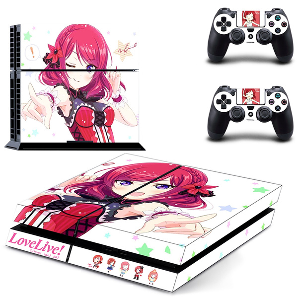 Love Live School Idol Project Anime Game Decals For Sony Ps4 Sticker Console Wish