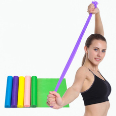 1.2m Elastic Yoga Pilates Rubber Stretch Resistance Exercise Fitness Band Belt