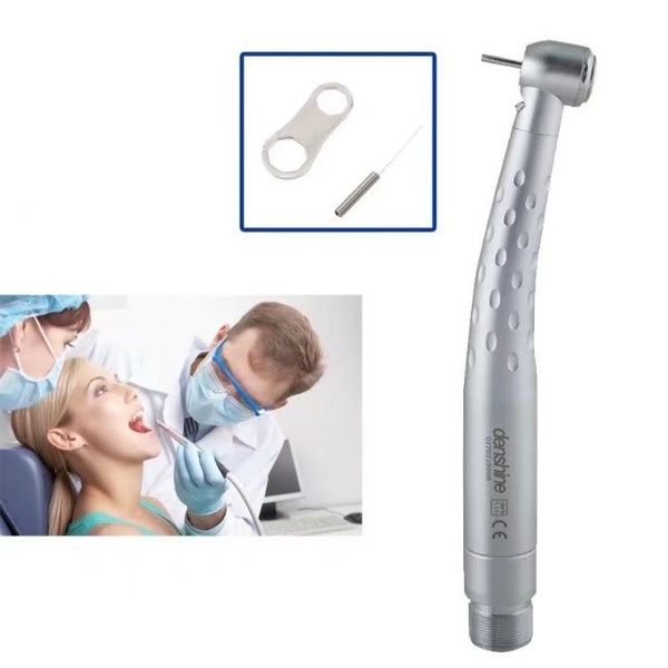 Denshine 4H Small Head Dental Fiber Optic LED High Speed Handpiece for
