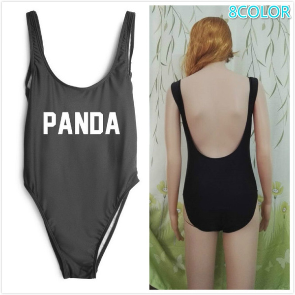 Swimming Suit Women Bathing Suits White Thong Bikinis Sexy Cupshe Monokini Swimsuit Bikini One Piece Bodysuit Jumpsuit Panda Wish