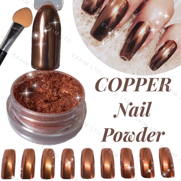 Chrome Powder Tutorial: Copper Mirror Chrome Powder - YouTube