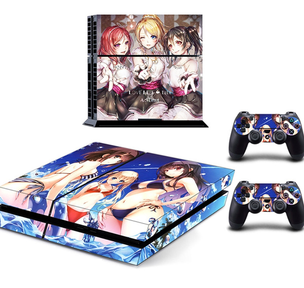 Hot Love Live Anime Game Decals For Sony Playstation 4 Ps4 Skin Sticker Console Wish