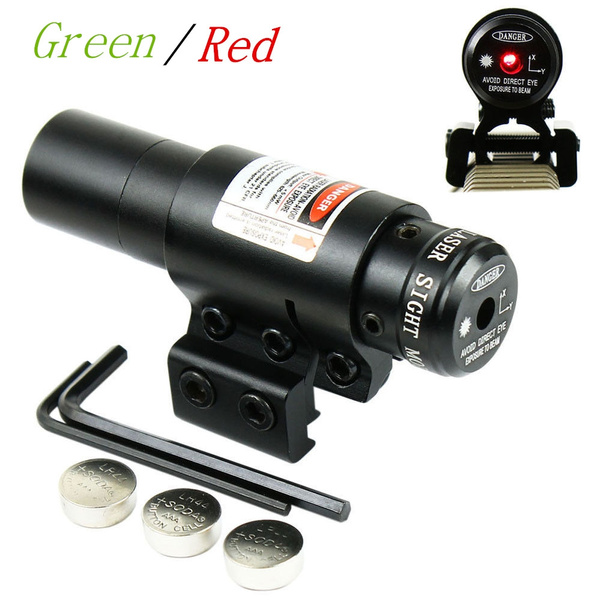 Red/Green Dot Laser Sight 11/20mm Picatinny Rail for Pistol handgun Rifle 
