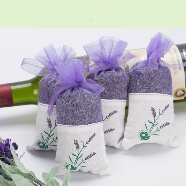 bag of dried flowers