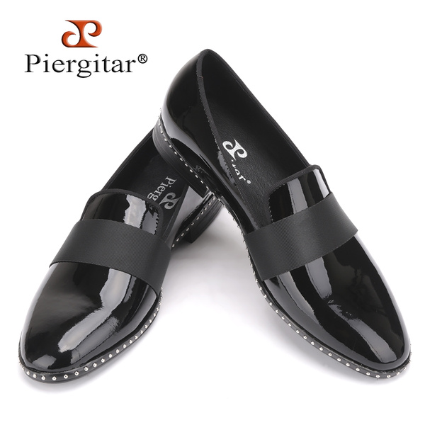 Men's Handmade Patent Leather Dress Shoes