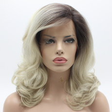 wig, Synthetic Lace Front Wigs, Lace, heatresistantwig