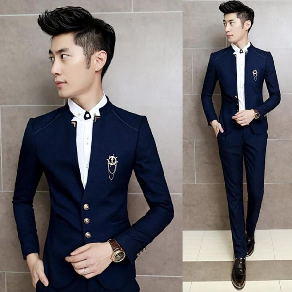 Korean slim deals fit suits