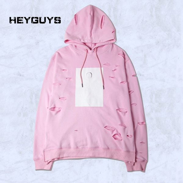 pink hoodie mens streetwear