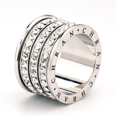 platinum, crystal ring, wedding ring, Crystal