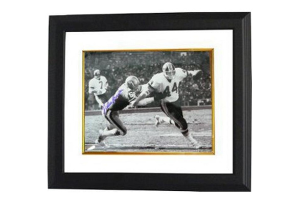 Athlon CTBL-BW4108 Willie Harper Signed San Francisco 49ers 8 x 10 Photo  Custom Framed