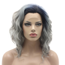 wig, Synthetic Lace Front Wigs, Medium, Lace